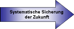 Systematische Sicherung 
der Zukunft